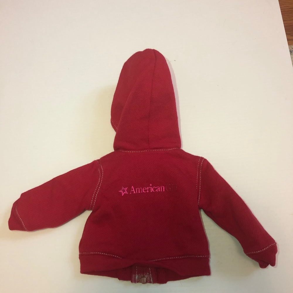 American Girl Red Star Logo Hoodie Sweatshirt - Picture 2 of 2